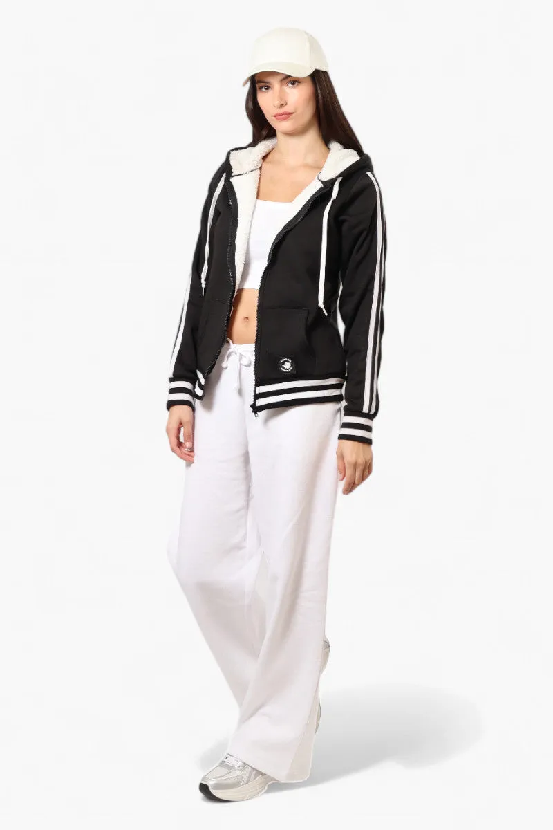 Canada Weather Gear Hooded Sherpa Lined Lightweight Jacket - Black sold by Fairweather product image thumbnail 2