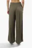 Solid Wide Leg Belted Palazzo Pants - Olive sold by Fairweather