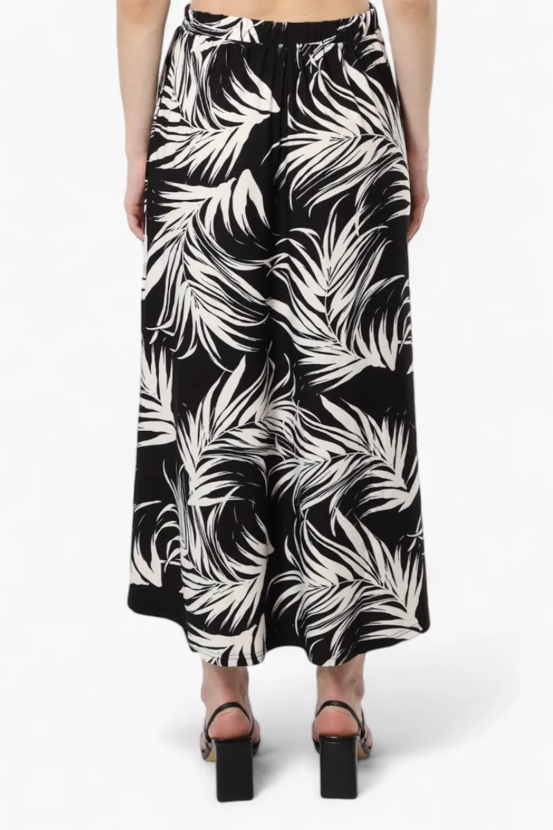 Beechers Brook Patterned Button Down Skirt - Black sold by Fairweather product image thumbnail 4