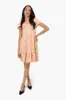 International INC Company Floral Scoop Neck Day Dress - Peach sold by Fairweather