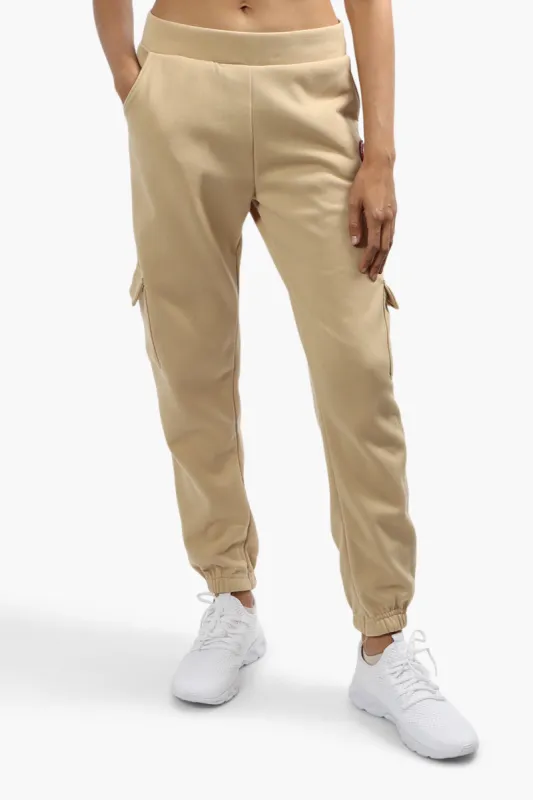 Canada Weather Gear Flap Pocket Cargo Joggers - Beige sold by Fairweather