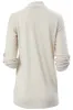 Majora Roll Up Sleeve Open Front Cardigan - Cream sold by Fairweather
