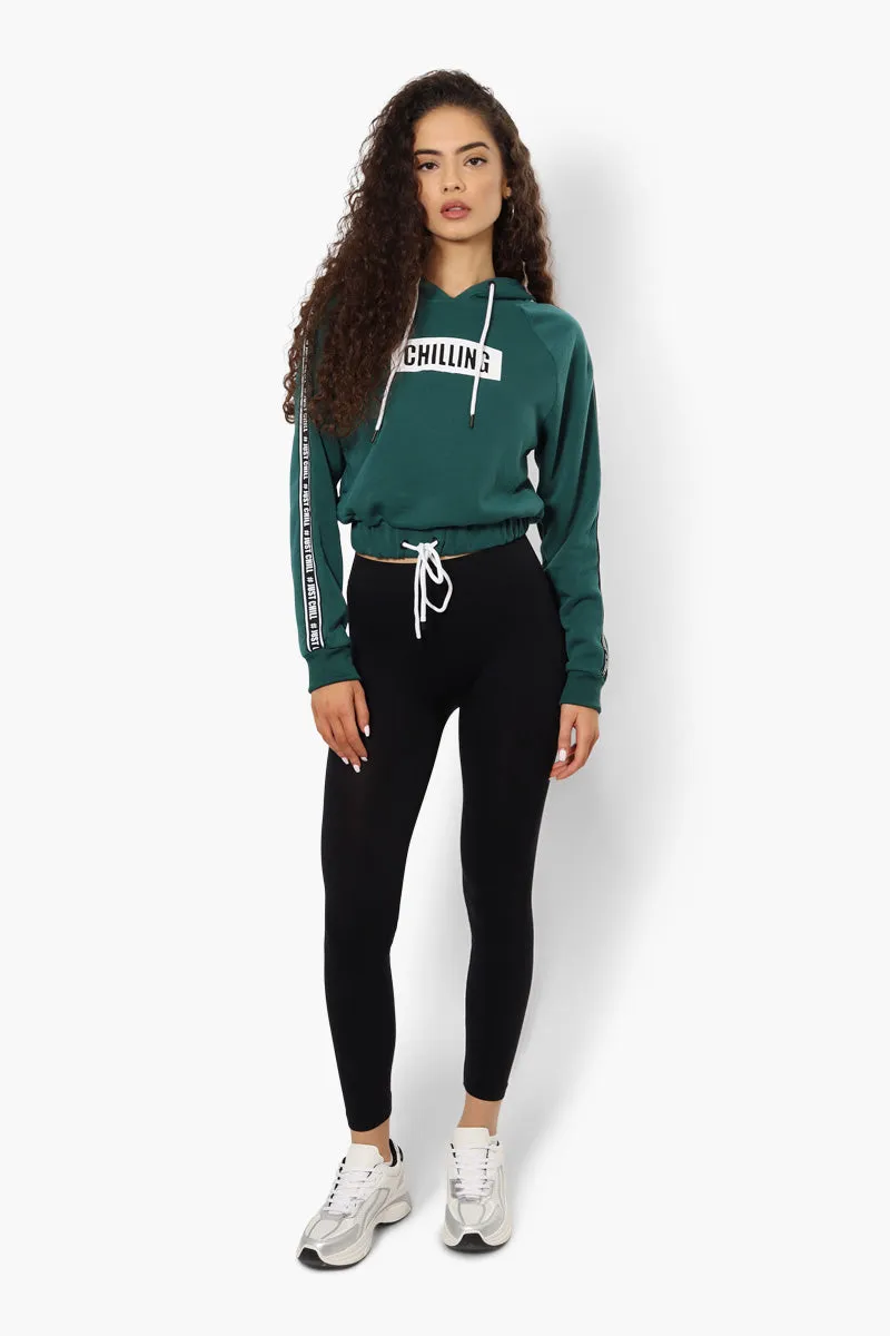 New Look Chilling Tape Sleeve Hoodie - Green sold by Fairweather product image thumbnail 2