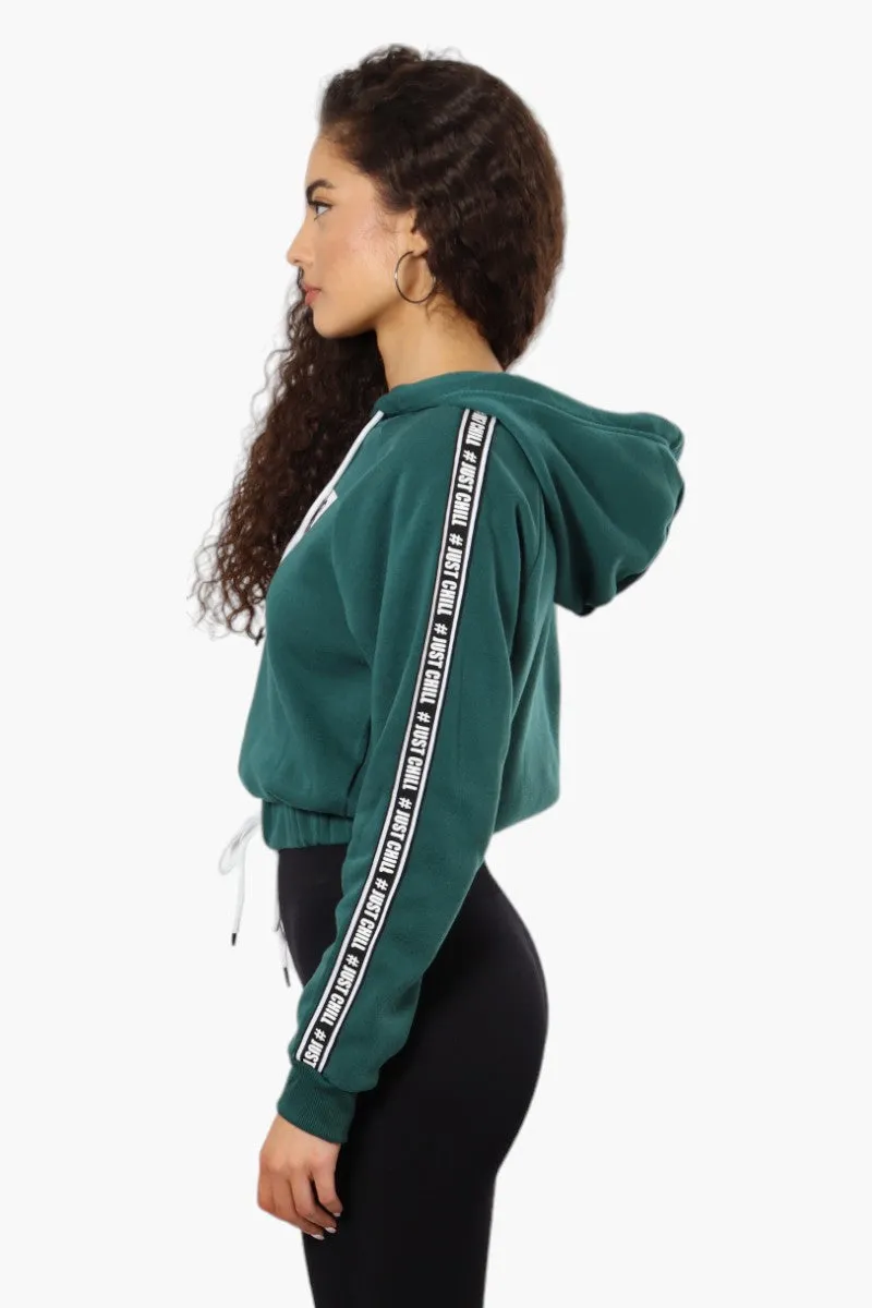 New Look Chilling Tape Sleeve Hoodie - Green sold by Fairweather product image thumbnail 3