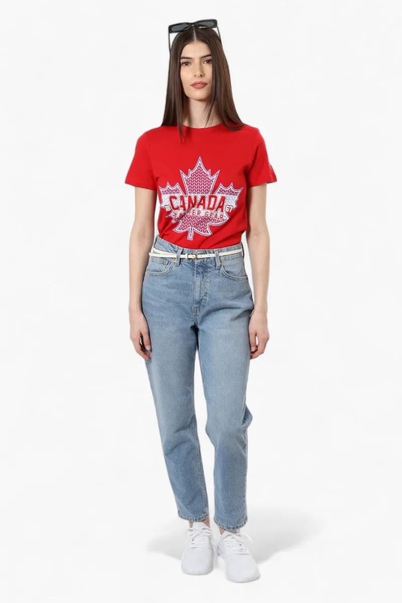 Canada Weather Gear Maple Leaf Print Tee - Red sold by Fairweather product image thumbnail 2