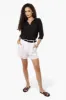 International INC Company Pleated Button Down Shirt - Black sold by Fairweather