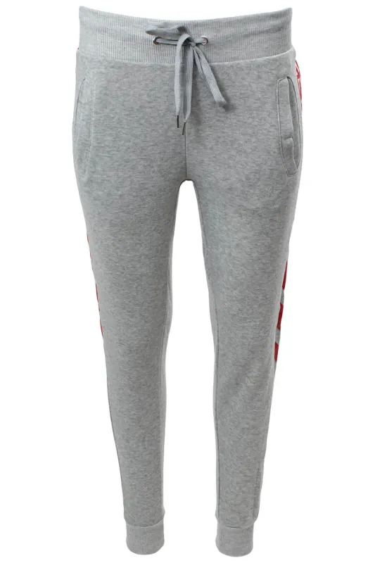 New Look Be The Coolest Side Print Joggers - Grey sold by Fairweather