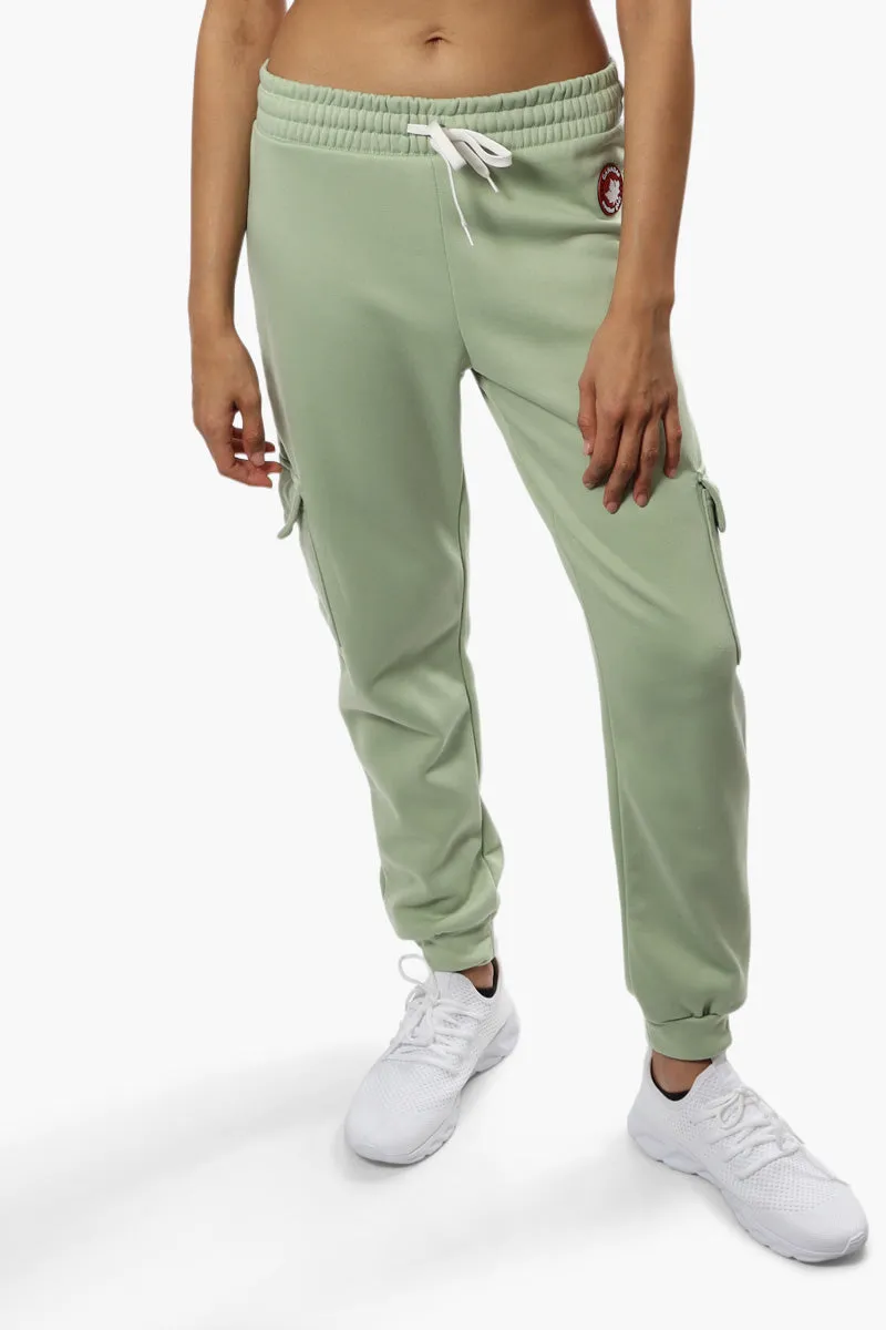 Canada Weather Gear Tie Waist Cargo Joggers - Green sold by Fairweather
