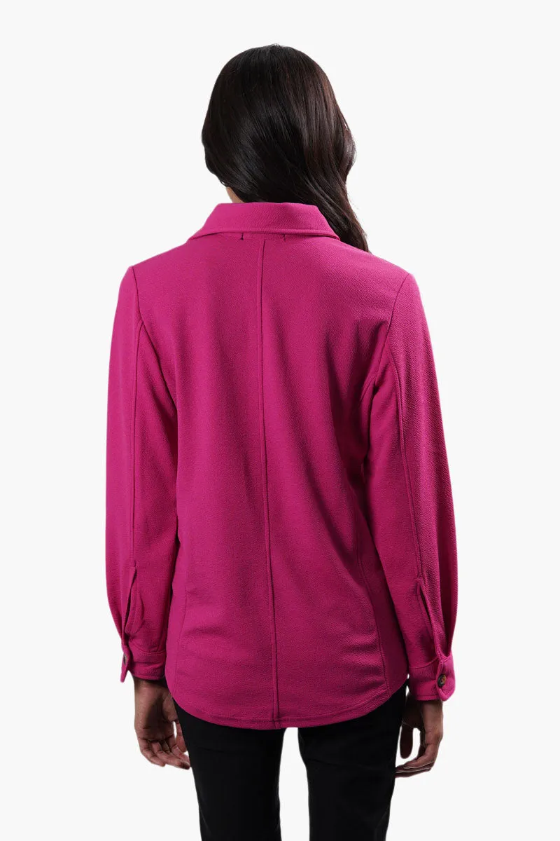 Beechers Brook Double Pocket Button Front Shirt - Pink sold by Fairweather product image thumbnail 4