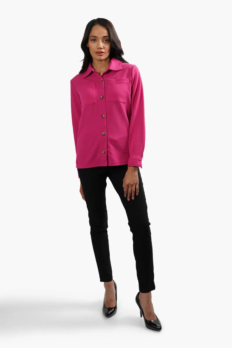 Beechers Brook Double Pocket Button Front Shirt - Pink sold by Fairweather product image thumbnail 2