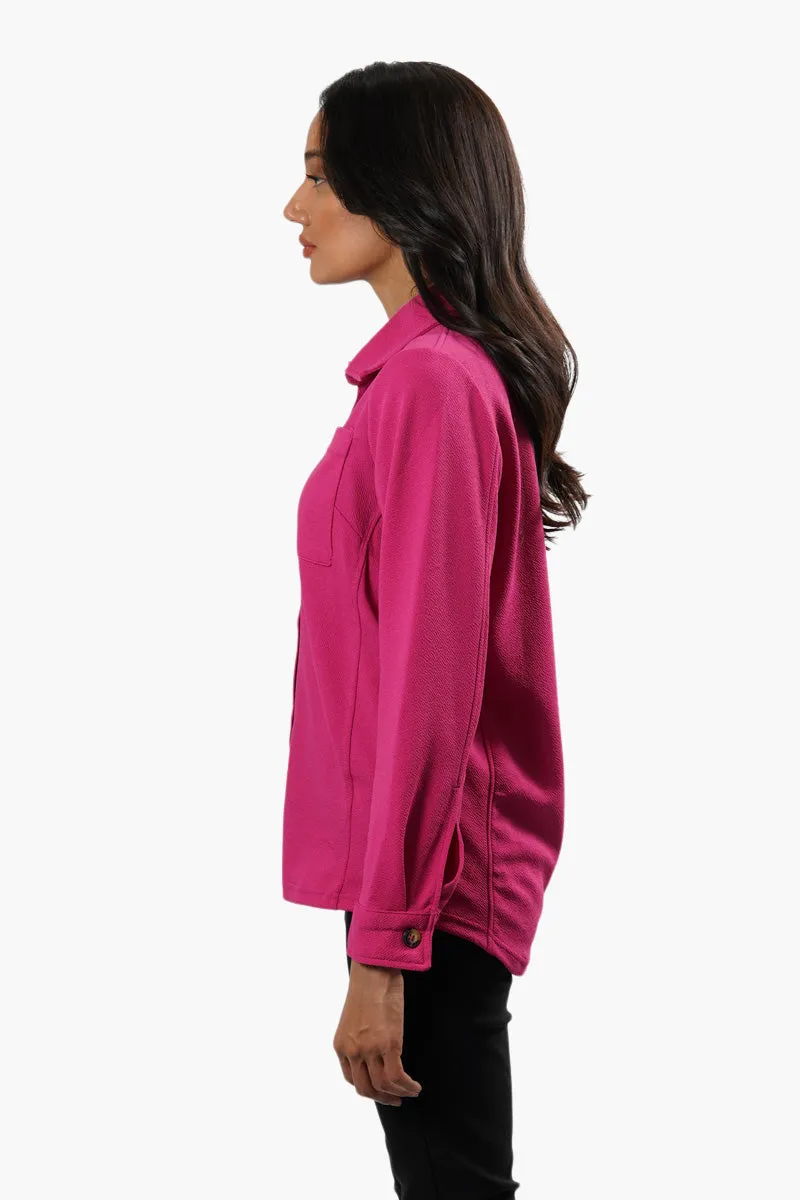Beechers Brook Double Pocket Button Front Shirt - Pink sold by Fairweather product image thumbnail 3