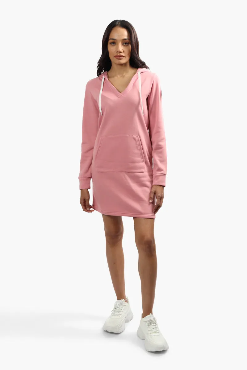 Canada Weather Gear Solid Tunic Hoodie - Pink sold by Fairweather