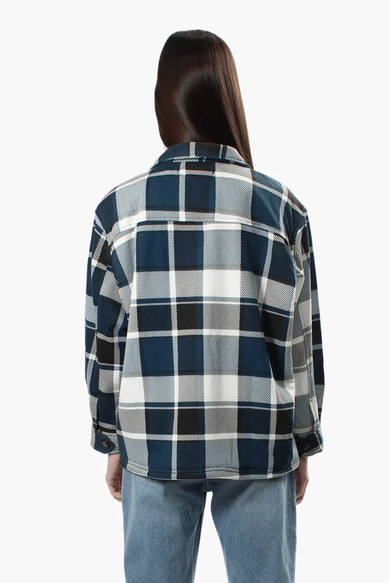 Canada Weather Gear Plaid Lightweight Jacket - Navy sold by Fairweather product image thumbnail 4