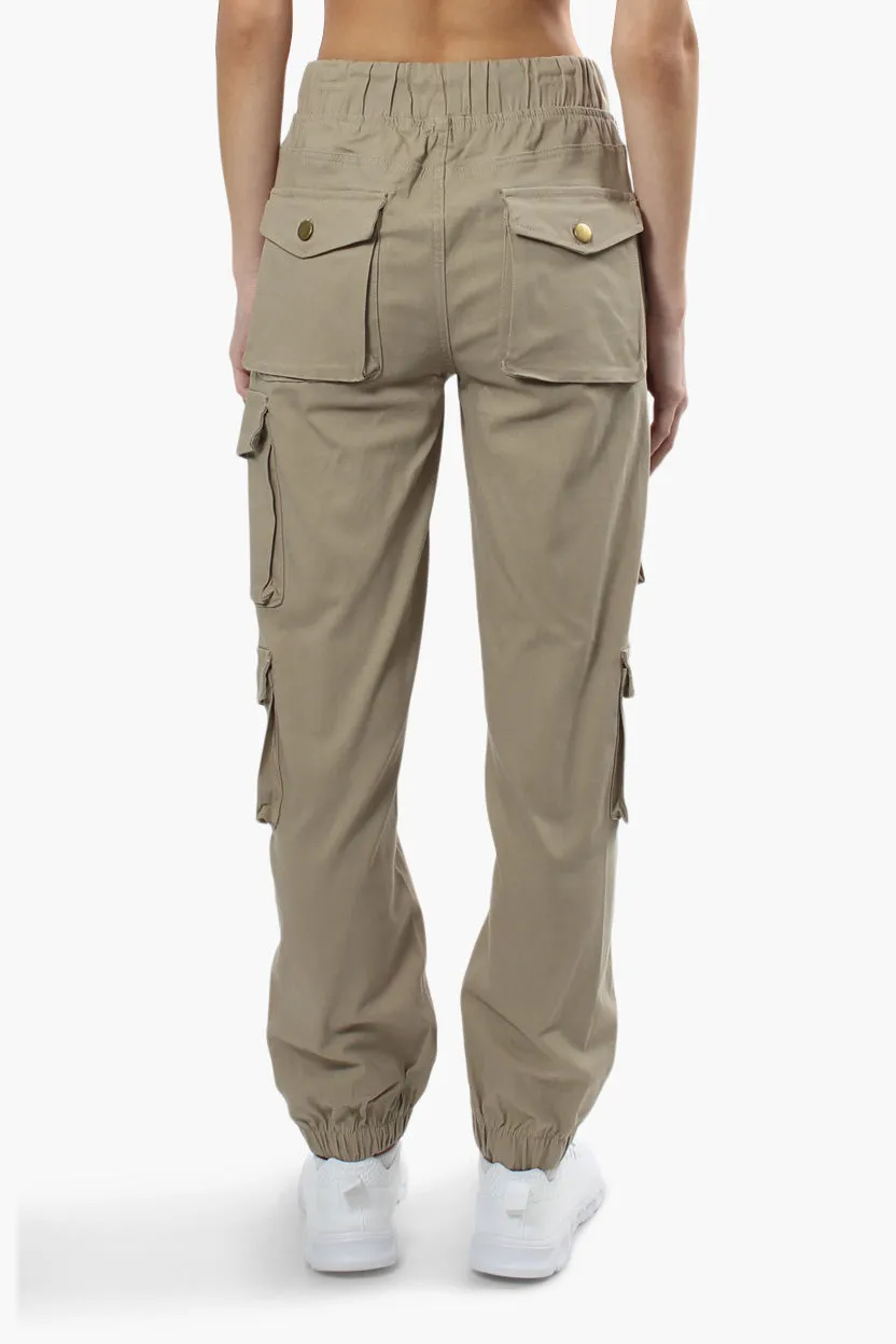 Urbanology Flap Pocket Cargo Pants - Beige sold by Fairweather product image thumbnail 4