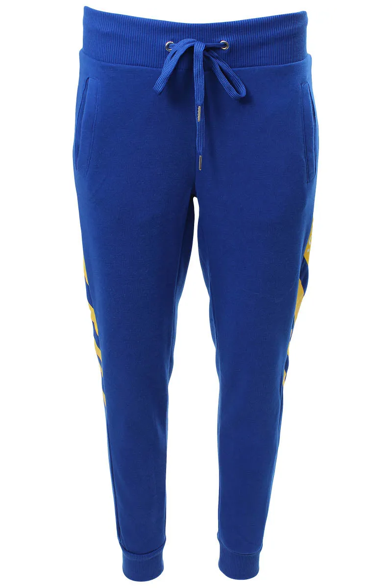 New Look Be The Coolest Side Print Joggers - Blue sold by Fairweather