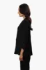 Limite Roll Up Sleeve Open Blazer - Black sold by Fairweather