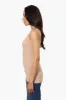 Majora Solid Basic Cami Tank Top - Camel sold by Fairweather