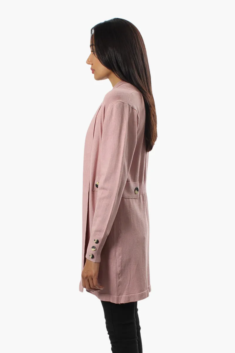 Beechers Brook Long Sleeve Open Cardigan - Pink sold by Fairweather product image thumbnail 3