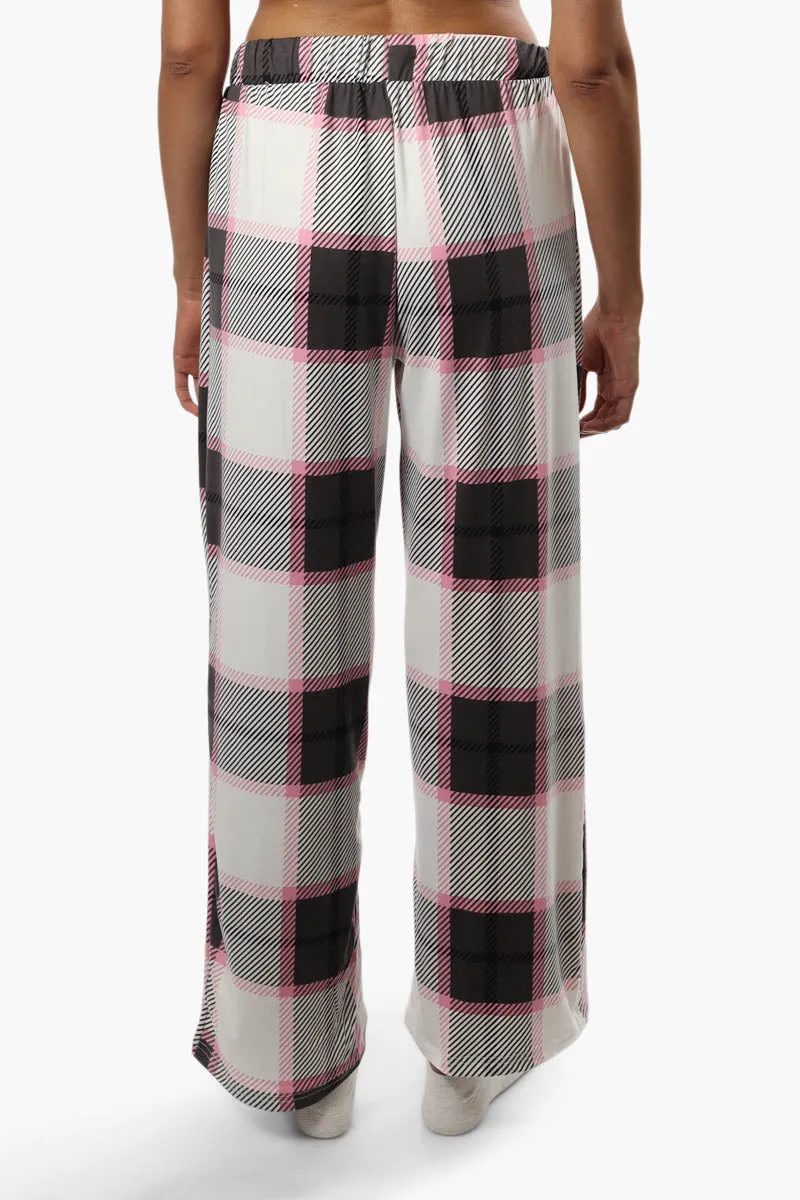 Canada Weather Gear Plaid Print Pajama Pants - Pink sold by Fairweather product image thumbnail 4
