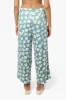 International INC Company Floral Wide Leg Pants - Teal sold by Fairweather