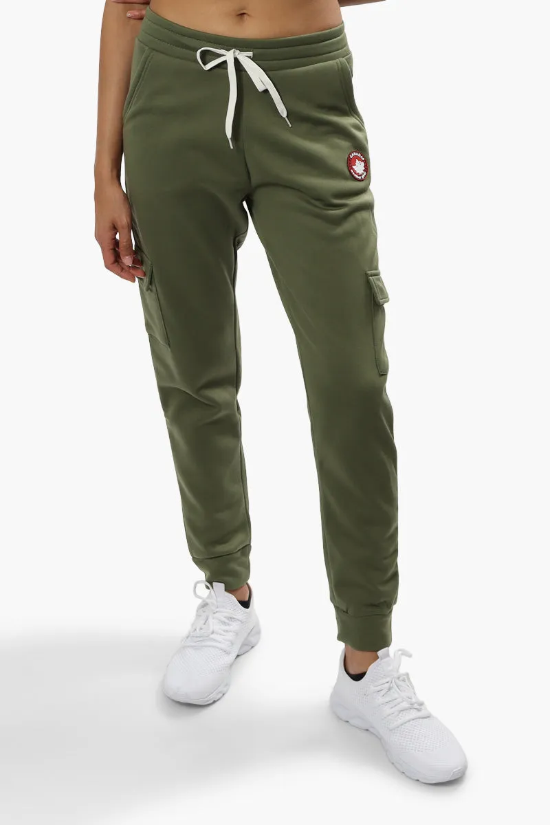 Canada Weather Gear Tie Waist Cargo Joggers - Olive sold by Fairweather
