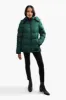 Super Triple Goose Chevron Puffer Bomber Jacket - Green sold by Fairweather