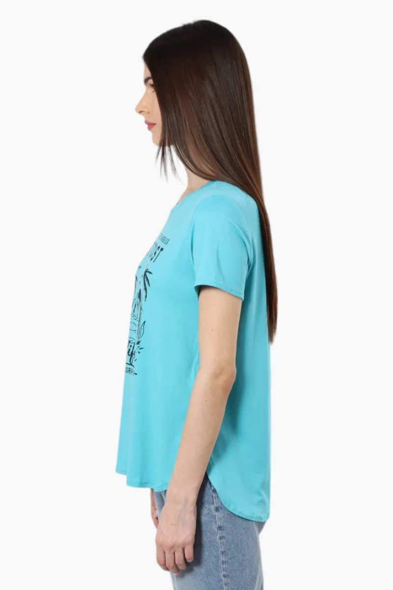 Magazine West Coast California Print Tee - Blue sold by Fairweather product image thumbnail 3
