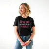Heaven Don't Miss it For The World Sparkle Tee sold by Faithful and Co.