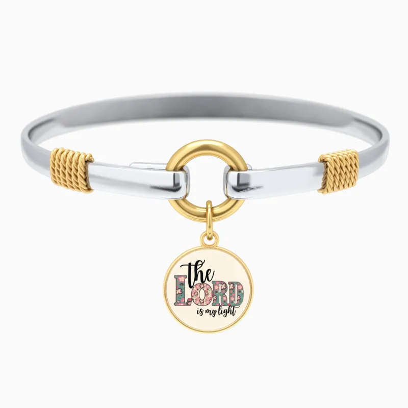 The Lord Is My Light - Two-Tone Bracelet sold by Faithful and Co.