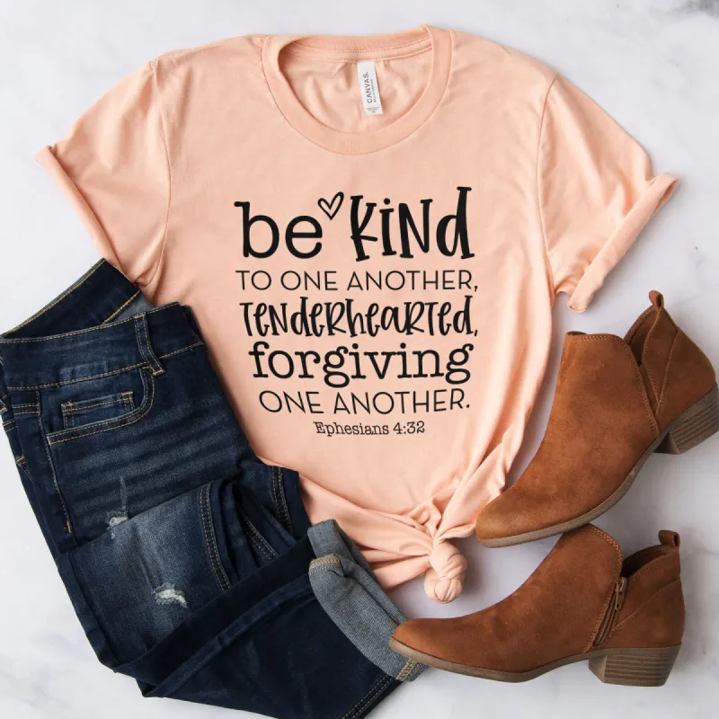Be Kind To One Another, Tenderhearted, Forgiving One Another Tee sold by Faithful and Co.