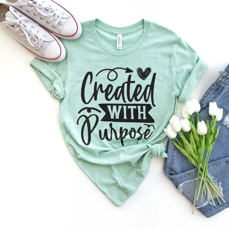 Created With Purpose Tee sold by Faithful and Co.