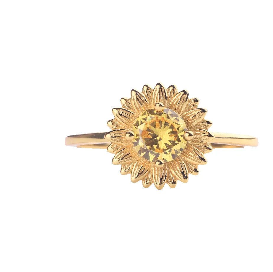 Sunflower Inspiration Ring sold by Faithful and Co. product image thumbnail 2