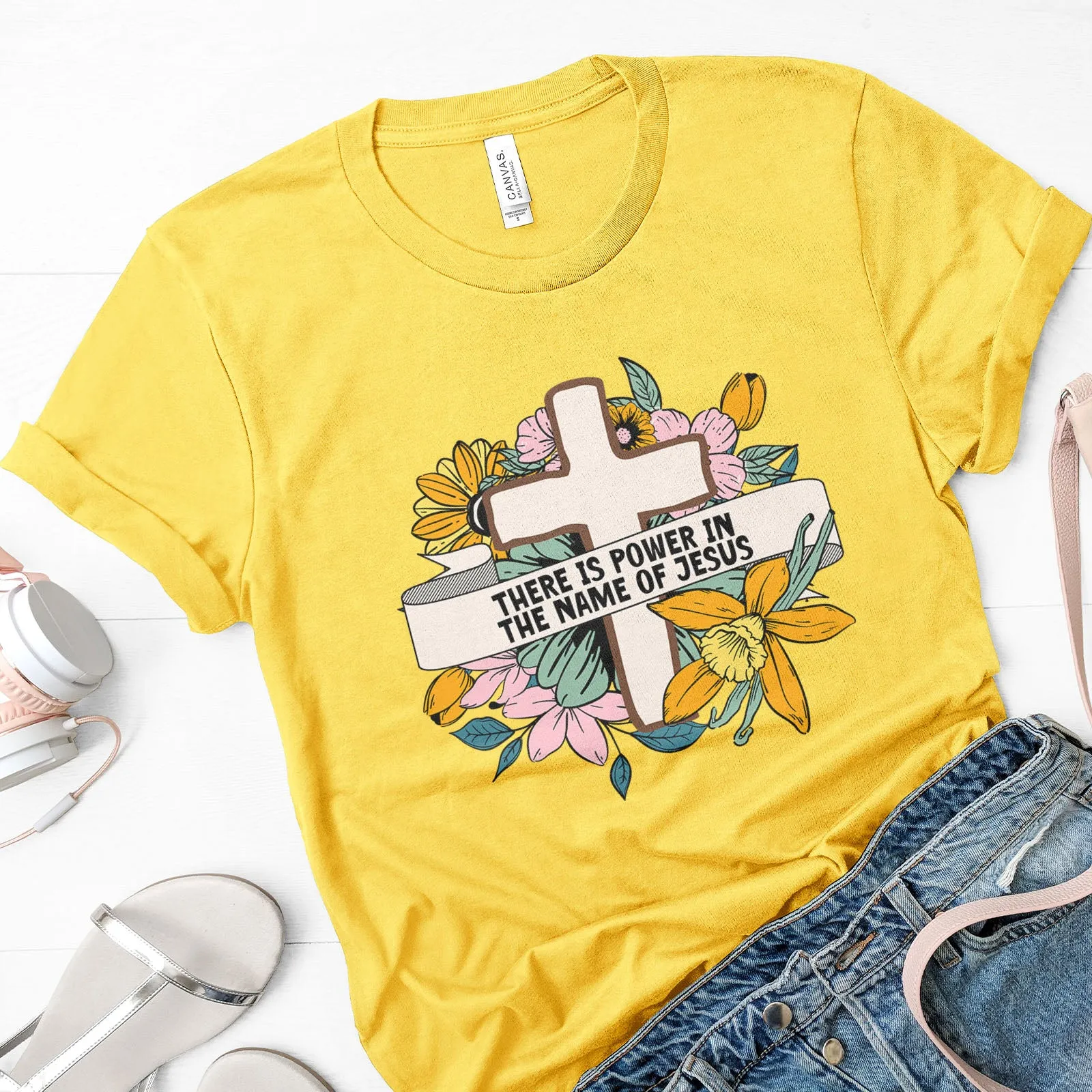 There Is Power In The Name Of Jesus Tee sold by Faithful and Co.