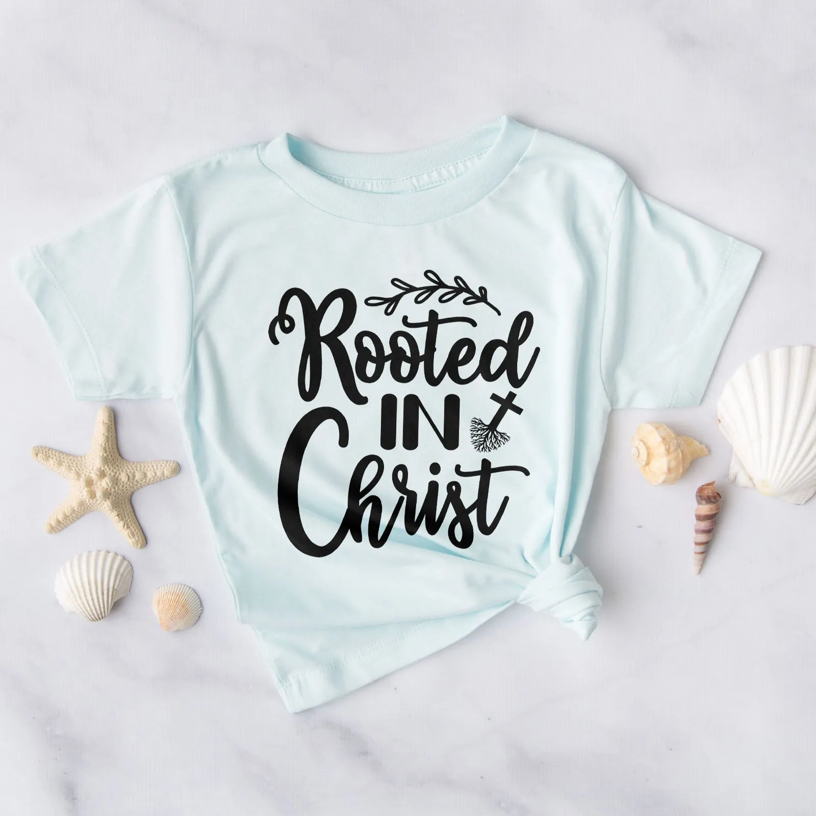 Rooted In Christ Tee sold by Faithful and Co. product image thumbnail 5