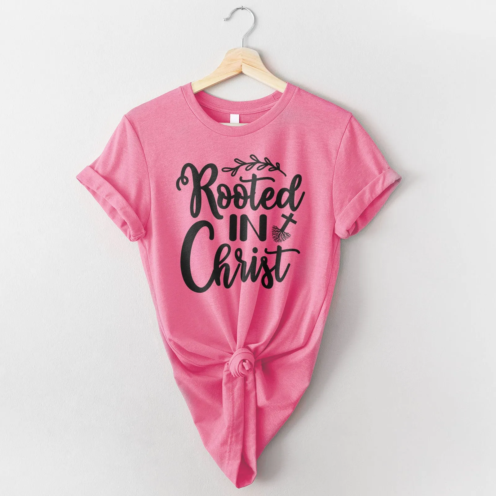 Rooted In Christ Tee sold by Faithful and Co. product image thumbnail 4