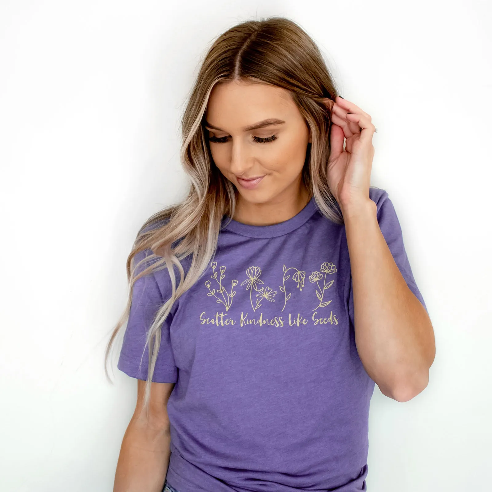 Scatter Kindness Like Seeds Tee sold by Faithful and Co. product image thumbnail 3