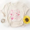 Doodle Hearts Tee sold by Faithful and Co.