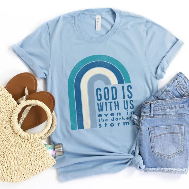 Even In The Darkest Storms Summer Tee sold by Faithful and Co.