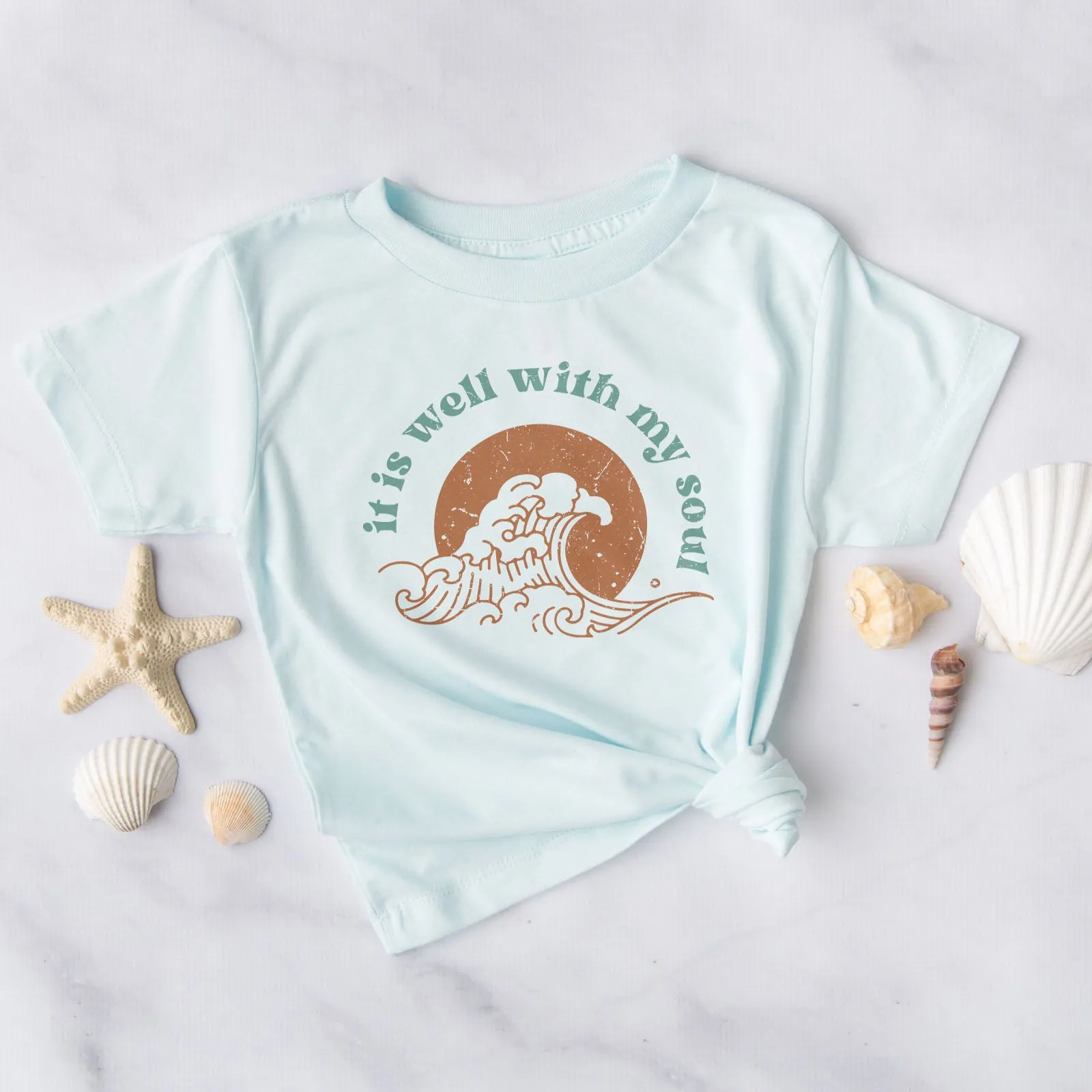 It Is Well With My Soul - Retro Waves Tee sold by Faithful and Co.