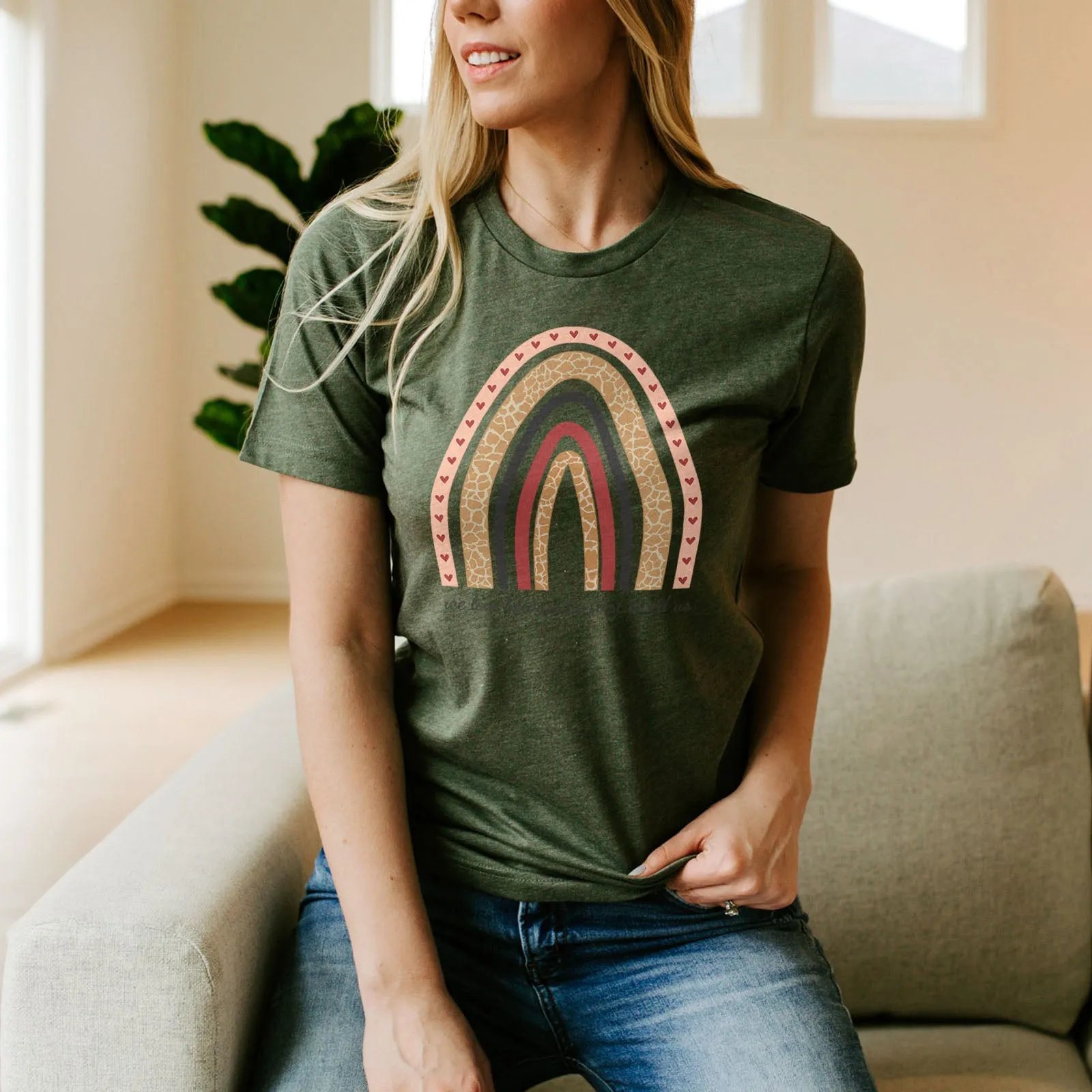 He First Loved (Rainbow) Tee sold by Faithful and Co. product image thumbnail 2