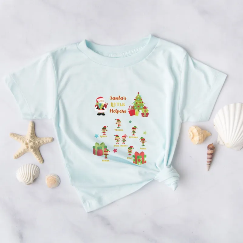Personalized Santa's Little Helpers Tee made by Faithful and Co.