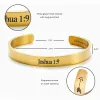 Joshua 1:9 Never Alone Cuff Bracelet sold by Faithful and Co.