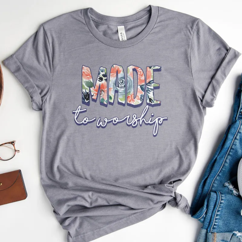 Made to Worship Tee sold by Faithful and Co.