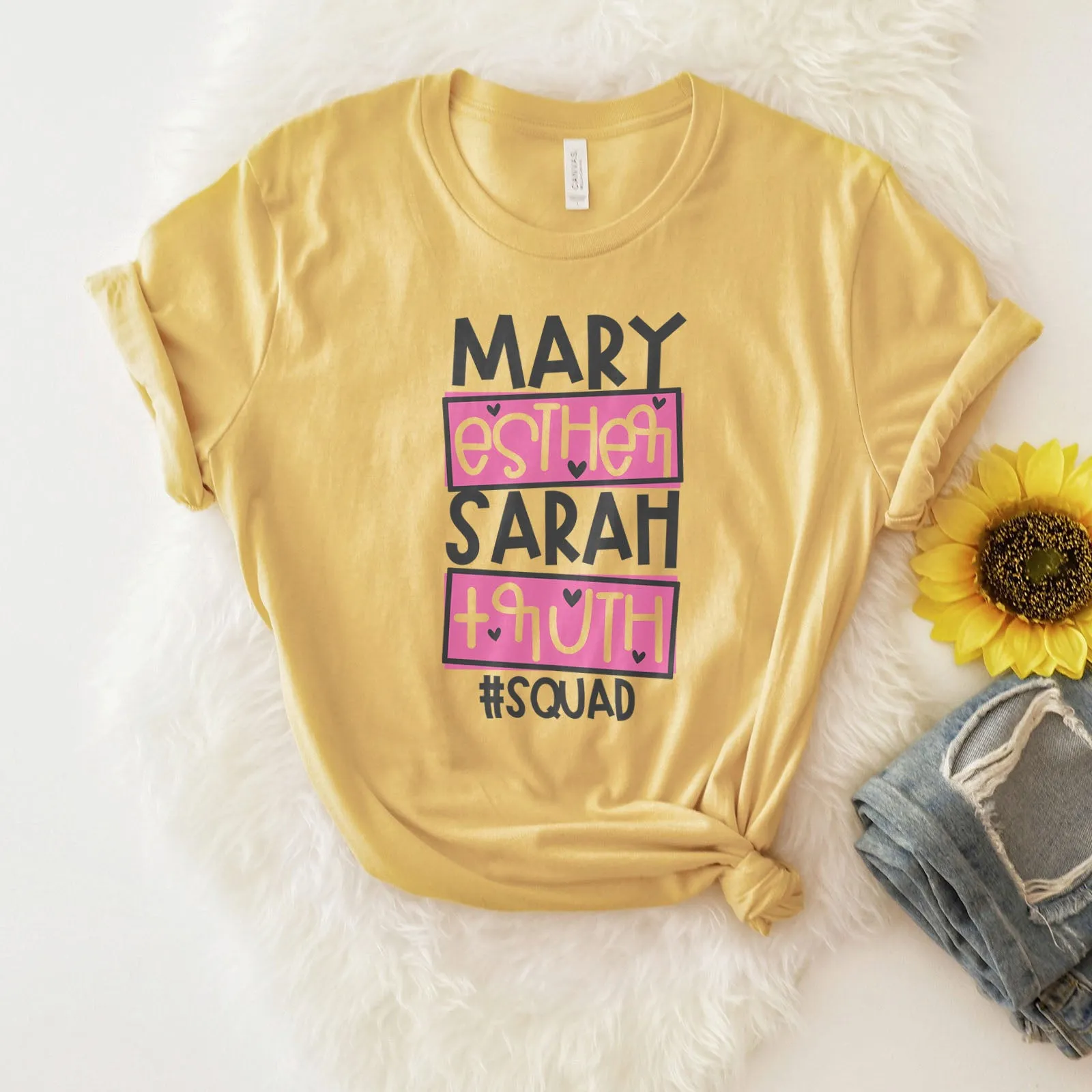 Mary Esther Sarah Ruth Tee sold by Faithful and Co.