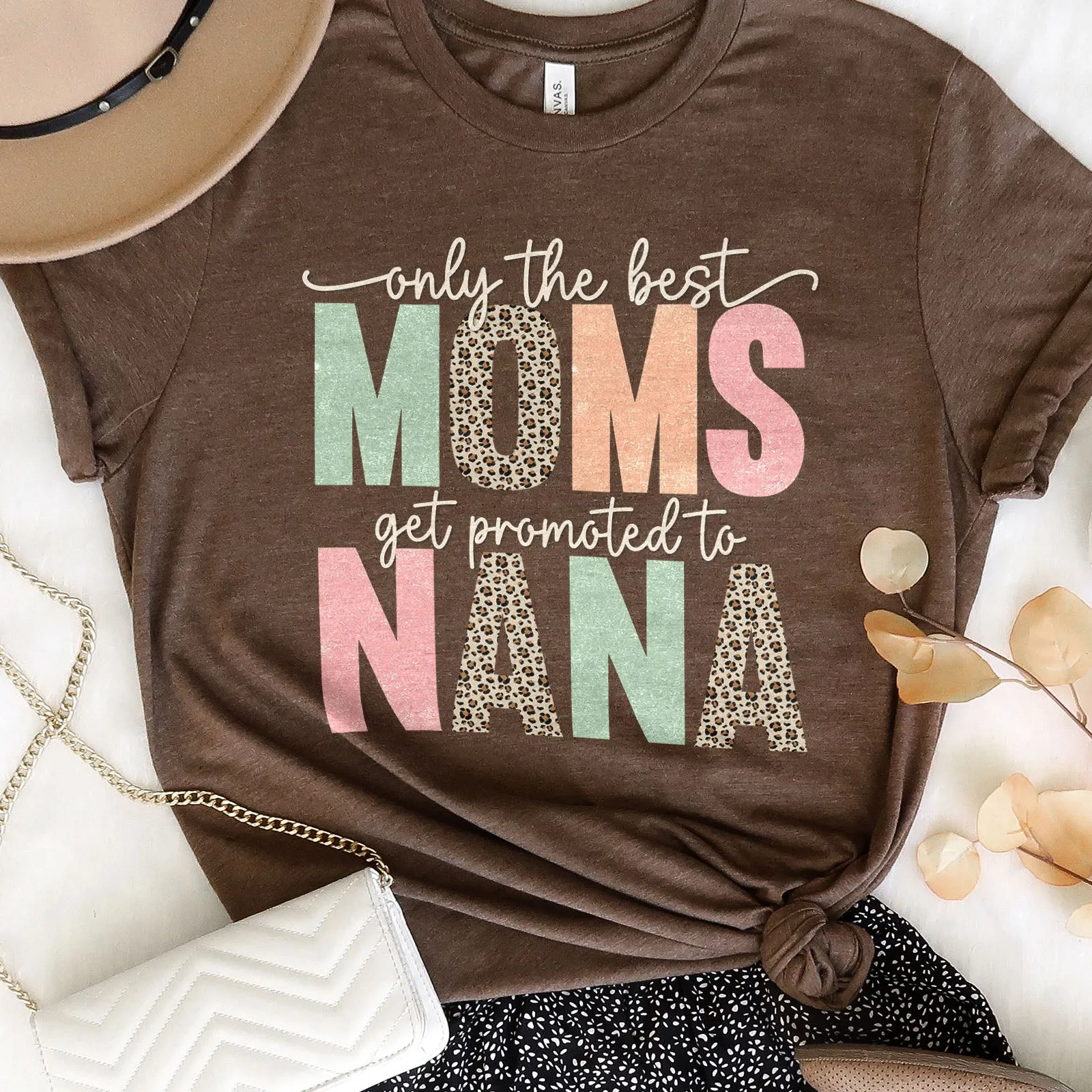 Only The Best Moms Get Promoted Tee sold by Faithful and Co. product image thumbnail 5