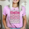 Pink Leopard Mama Tee sold by Faithful and Co.