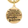 Straighten Your Crown - Two-Tone Custom Charm Bracelet sold by Faithful and Co.