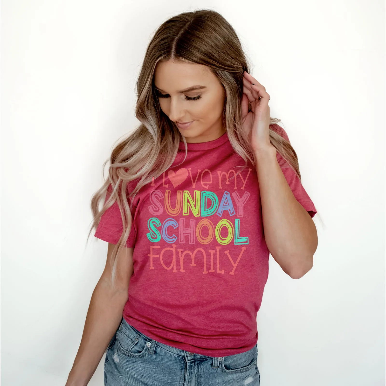 I Love my Sunday School Tee sold by Faithful and Co. product image thumbnail 3