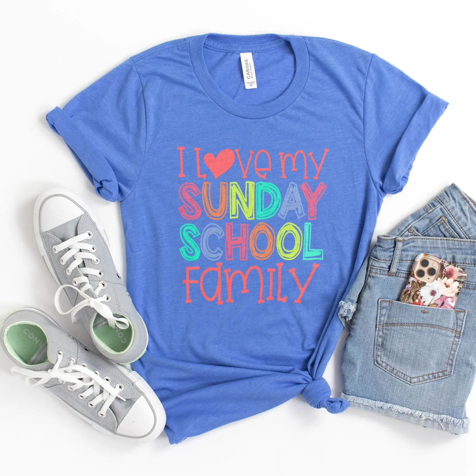 I Love my Sunday School Tee sold by Faithful and Co. product image thumbnail 5