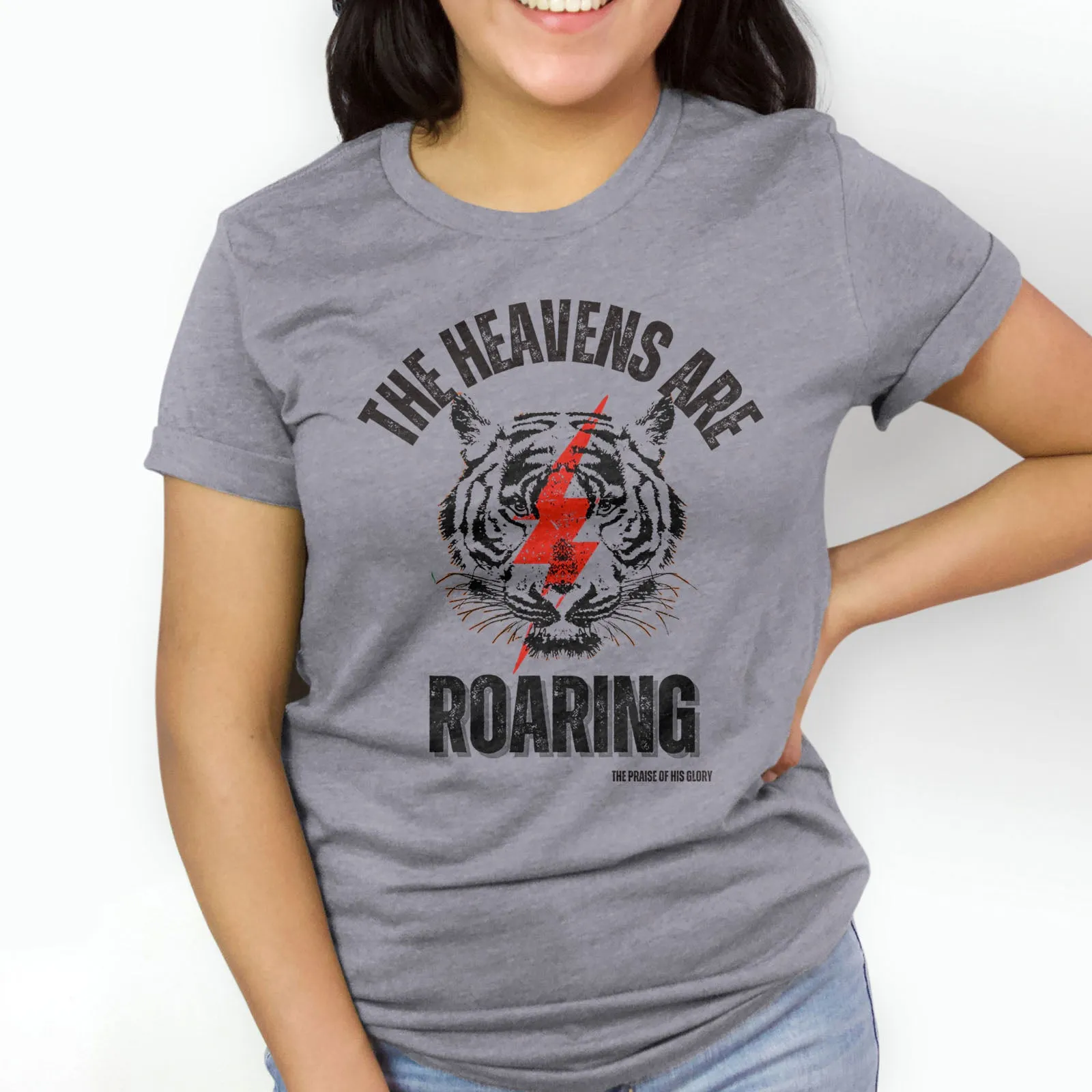 The Heavens Are Roaring Tee sold by Faithful and Co. product image thumbnail 3